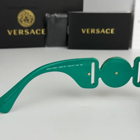 NEW Versace VE4425U 536487 MAXI MEDUSA BIGGIE Turquoise Oval NEW Versace VE4425U 536487 MAXI MEDUSA BIGGIE Turquoise Oval